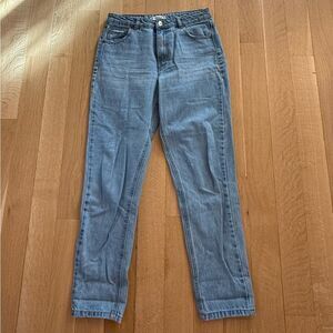 Pull&Bear Light Blue Straight Leg Jeans